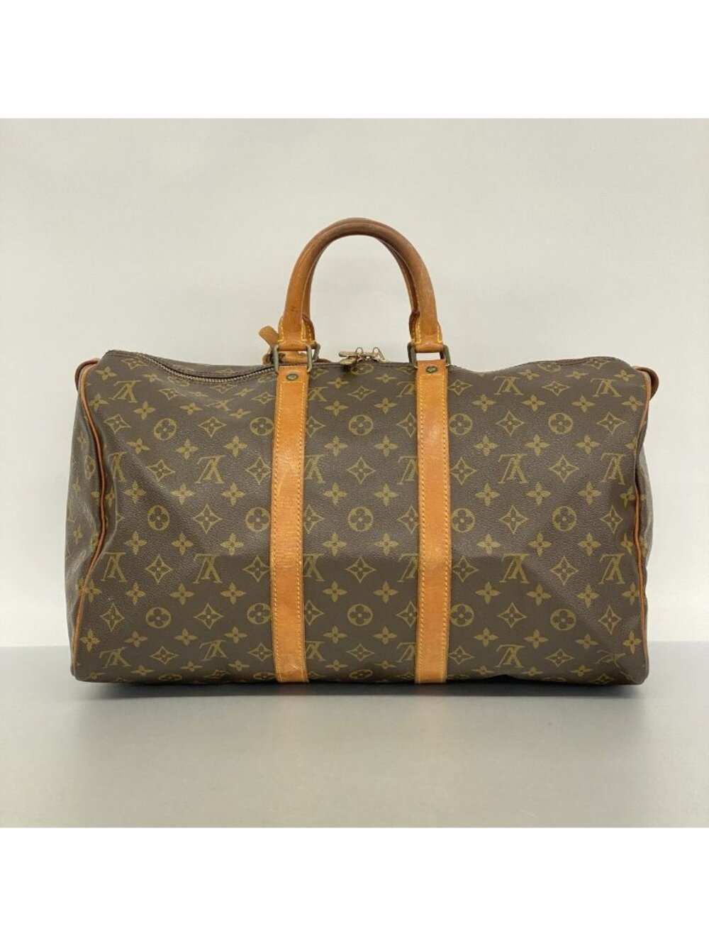 Louis Vuitton Boston Bag Monogram Keepall 45 Brown - Picture 10 of 10